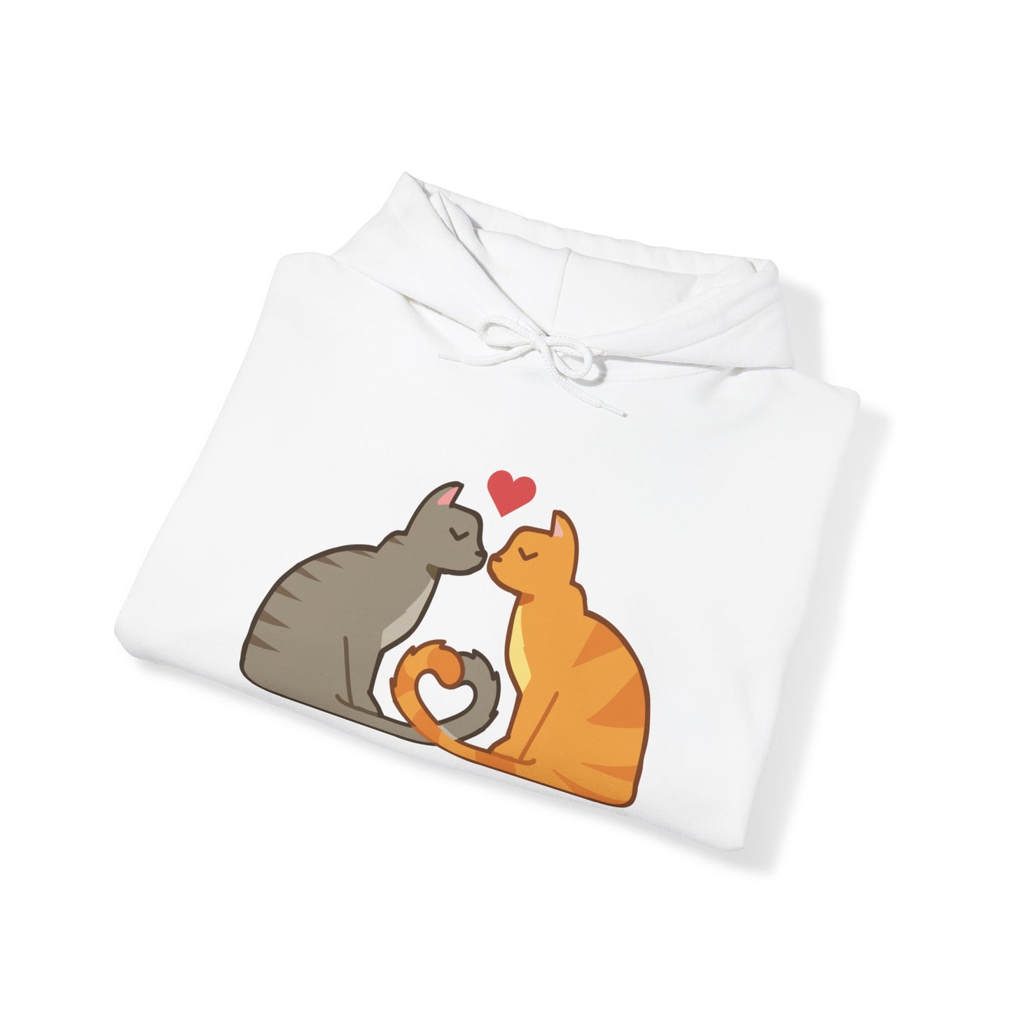 Cats In Love | Unisex Hooded Sweatshirt