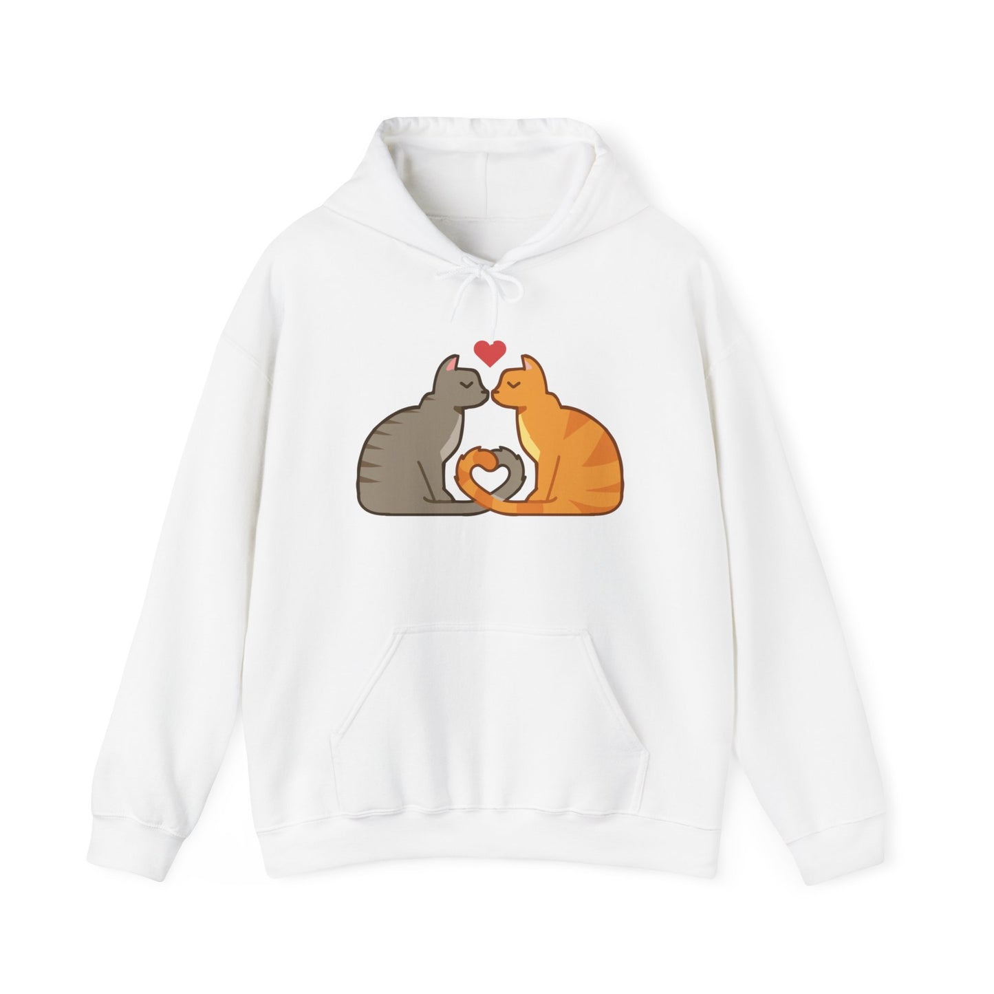 Cats In Love | Unisex Hooded Sweatshirt