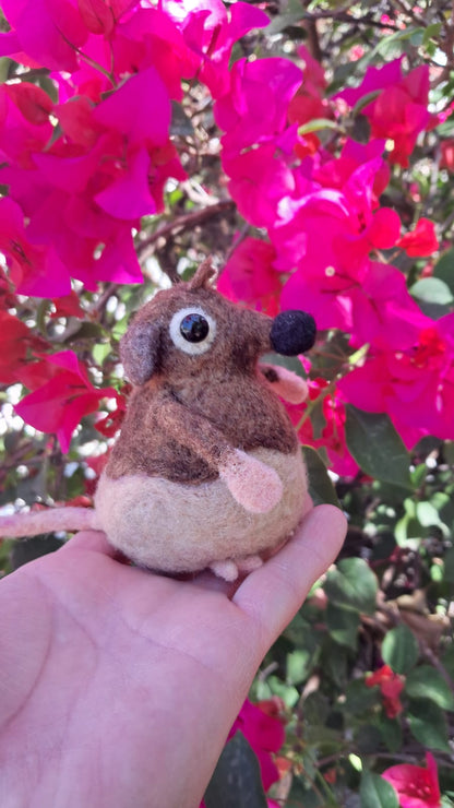 Adopt this Ratencio | Needle Felting Handmade Figurine #5