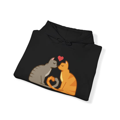 Cats In Love | Unisex Hooded Sweatshirt